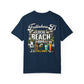 Beach Bar Vibes Unisex T-Shirt | Chill Hard Graphic Tee, Summer Sessions, Vacation Style, Gift for Beach Lovers, Casual Wear