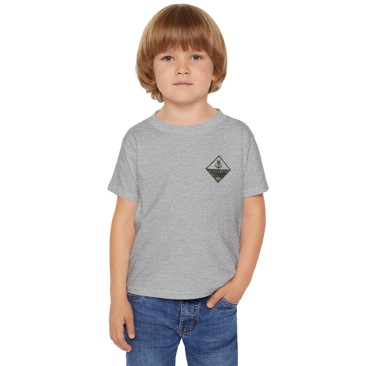 Kids Camo Square Tag