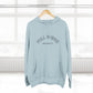 Cozy Fleece Hoodie for College Students, Full Ahead Design, Perfect for Casual Outings, Gifts for Graduates, Nautical Style