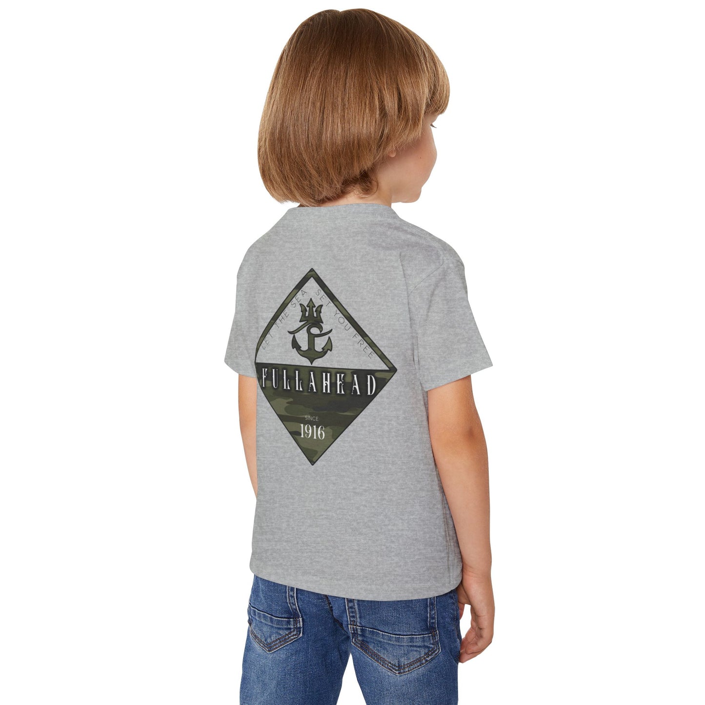 Kids Camo Square Tag
