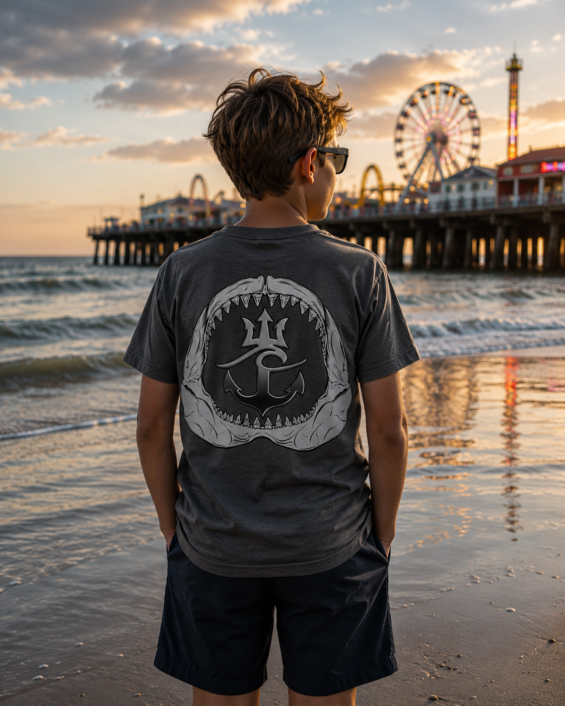 Youth Shark Bite shirt
