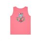 Nautical Floral Anchor Tank Top, Beachwear, Summer Essentials, Unisex Cotton Sleeveless Shirt, Vacation Outfit, Boho Style
