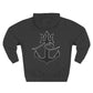 Cozy Fleece Hoodie for College Students, Full Ahead Design, Perfect for Casual Outings, Gifts for Graduates, Nautical Style