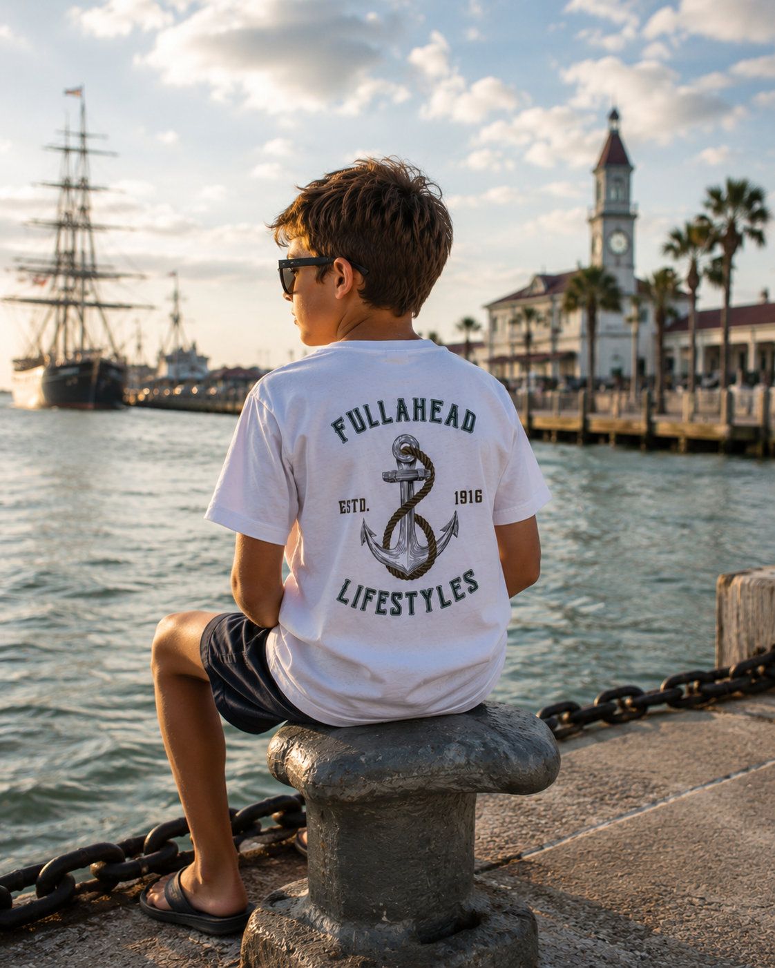 Youth Old School Anchor shirt
