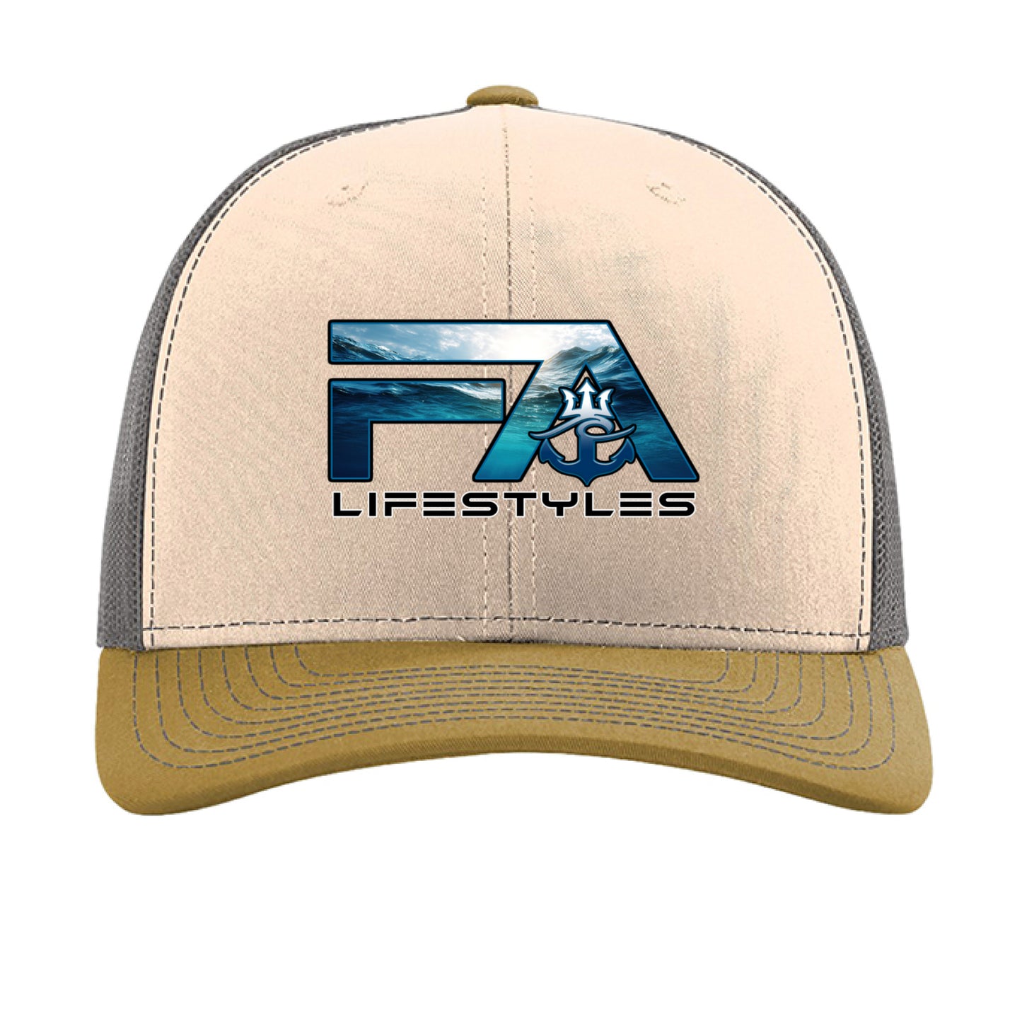 Mink Beige/ Charcoal/ Amber Gold - FRONT