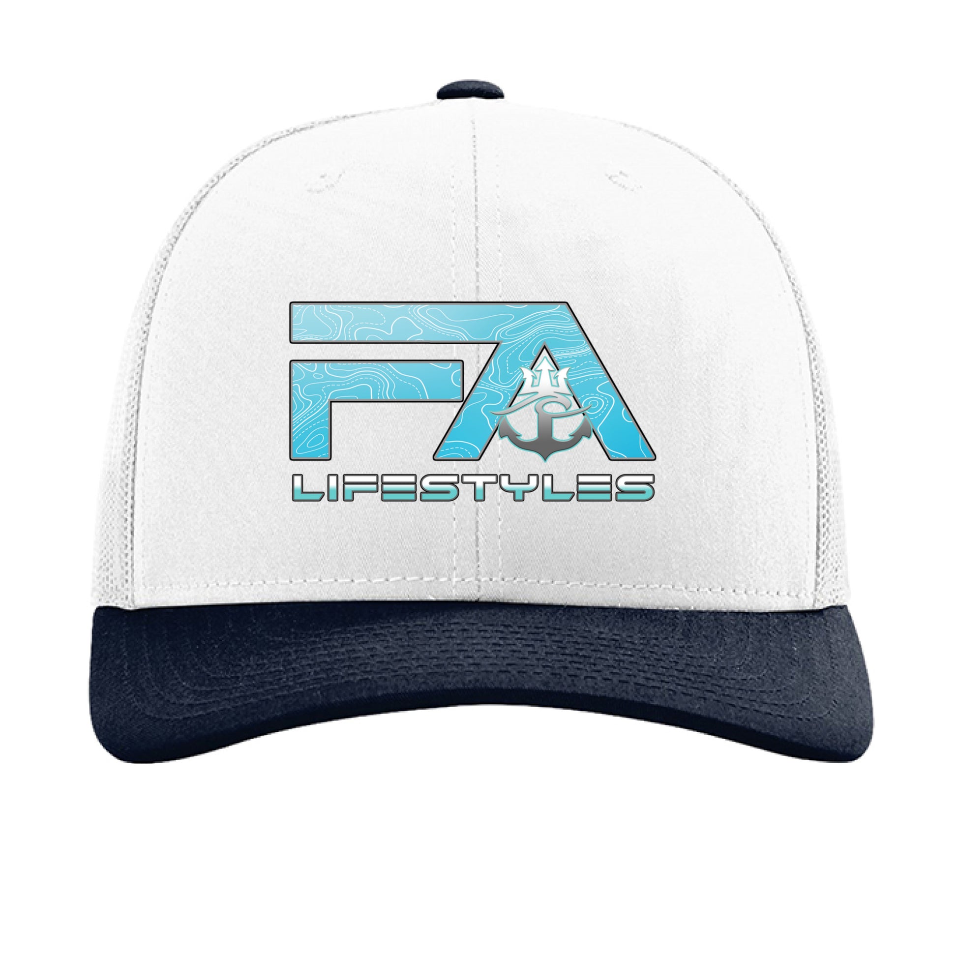 White/ White/ Navy - FRONT