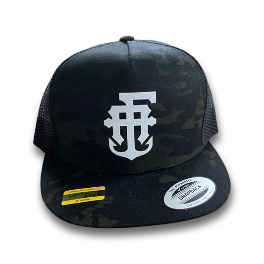 "MONOGRAM" Hat Multicam Flat bill